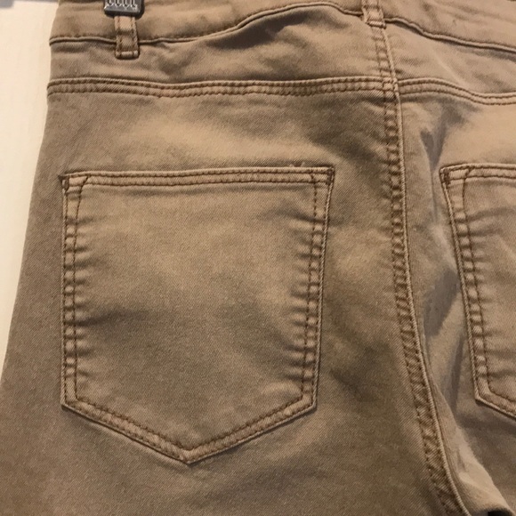 H&M taupe denim jean leggings size 2 - Picture 6 of 8